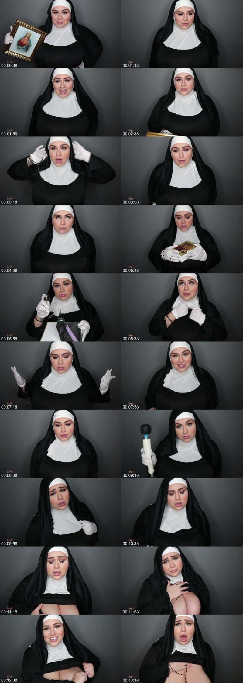 [ManyVids] Slutty Nun Confessional Tape 1 & Tape 2 - Housewifeswag - Re-Encoded - X265