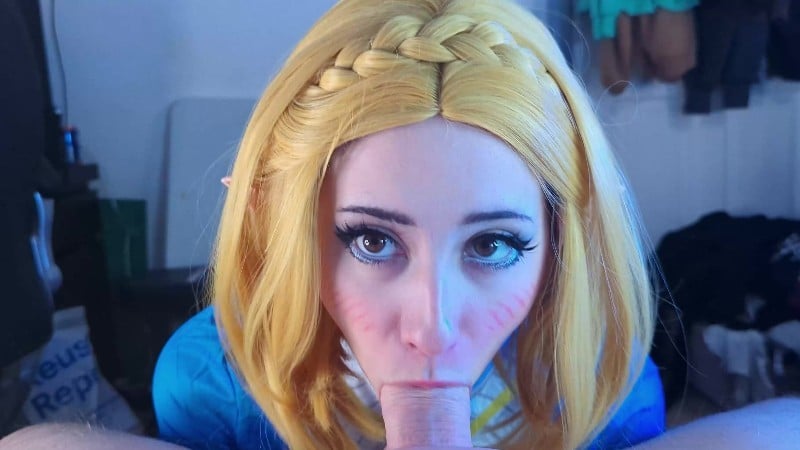 [ManyVids] Missmoons - Zelda Lets Link Use Her Body Any Way He Wants